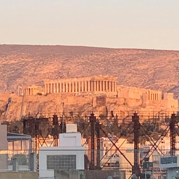 Fab New Flat In Central Athens W/ Acropolis Views Eksteriør bilde
